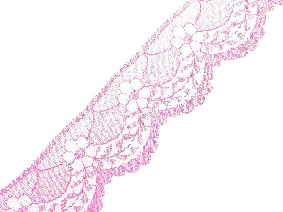 Liseré en dentelle polyamide, largeur 40 mm - 270m