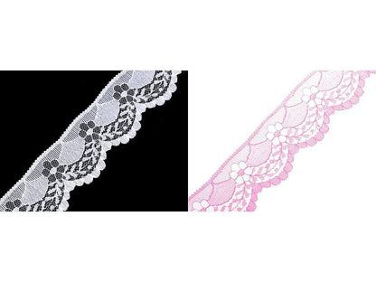 Liseré en dentelle polyamide, largeur 40 mm - 270m