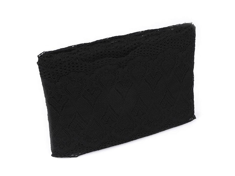 Dentelle élastique/Chemin de table, largeur 18 cm