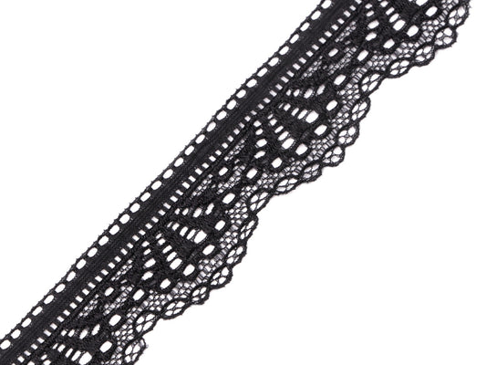 Liseré en dentelle élastique, largeur 30 mm