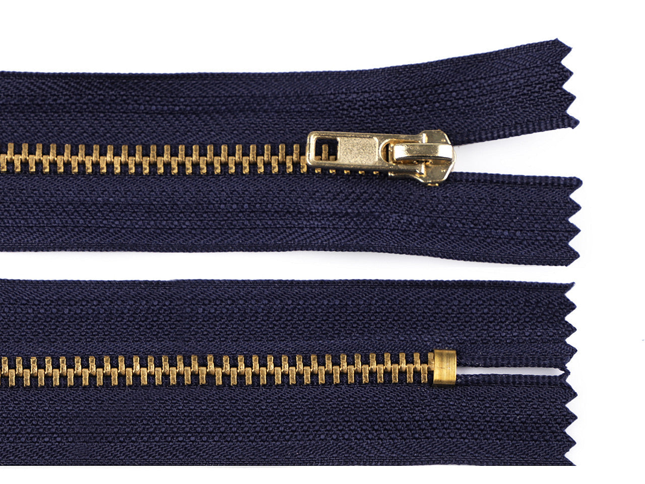 FAG métallique pour pantalon, largeur 4 mm, longueur 10 cm