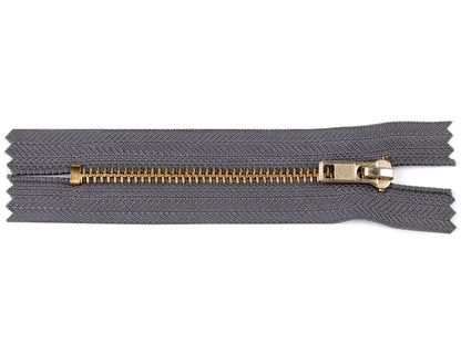 FAG métallique pour pantalon, largeur 4 mm, longueur 10 cm
