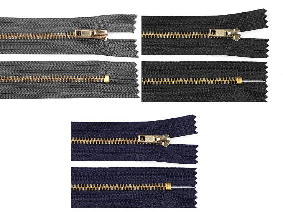 FAG métallique No 4, longueur 16 cm, pour pantalon