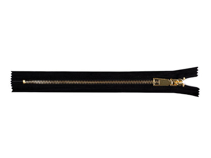 FAG métallique avec glissière décorative No 5, longueur 24,5 cm