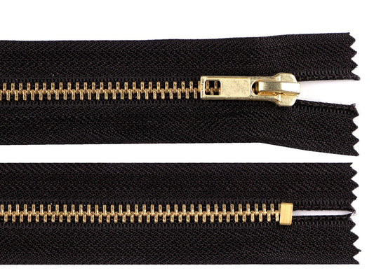 FAG métallique No 5, longueur 18 cm, pour jeans