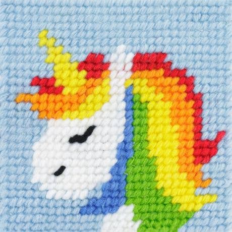 Kit canevas soudan | Rainbow la licorne