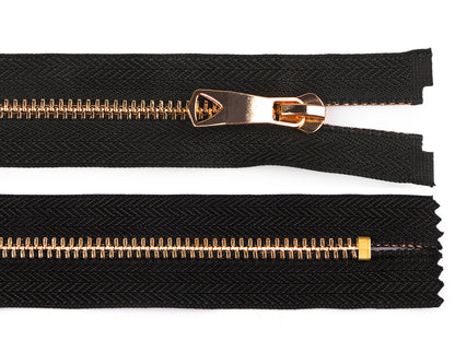 FAG métallique No5, longueur 25 cm, avec glissière décorative