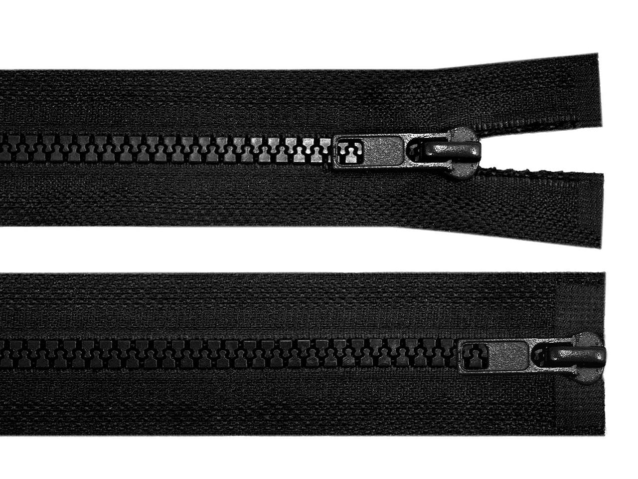 FAG bidirectionnelle en plastique No 5, 2 glissières, longueur 100 cm