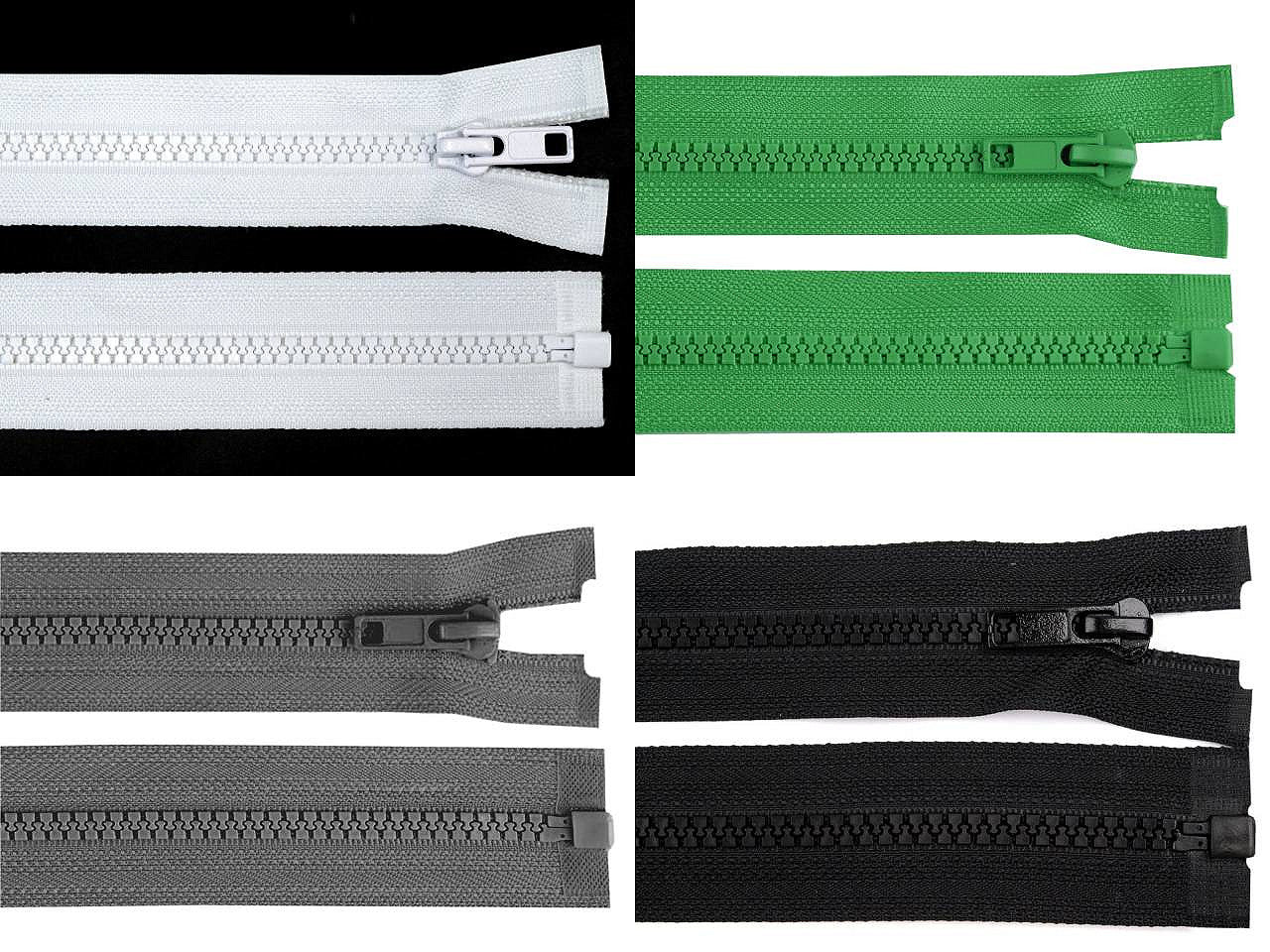 FAG Vislon en plastique No 5, longueur 120 cm, séparable