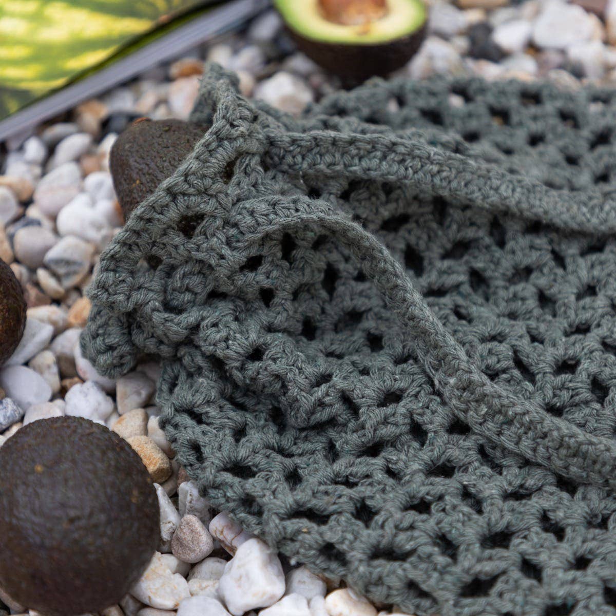 Hoooked - Kit de crochet DIY sac à dos avec cordon coulissant Monza - Curry