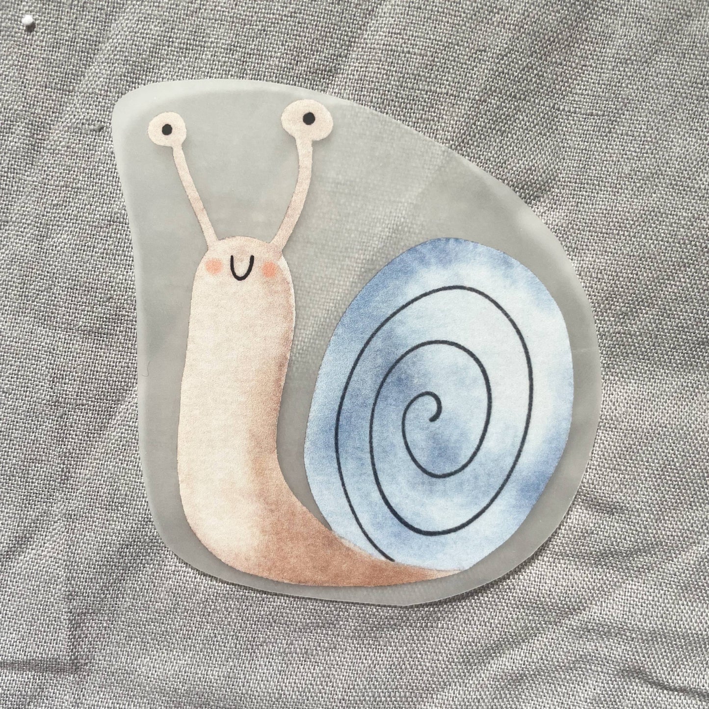Hannahs Firlefanz - Patch escargot thermocollant pour enfants, cadeau
