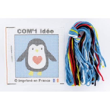 Kit canevas soudan | Pigloo le pingouin
