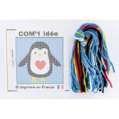 Kit canevas soudan | Pigloo le pingouin