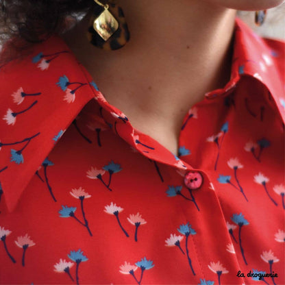 LA DROGUERIE - Patron couture de la chemise femme "Rue de Turenne"