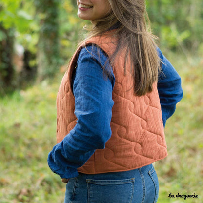 Patron couture du gilet matelassé femme Arlington