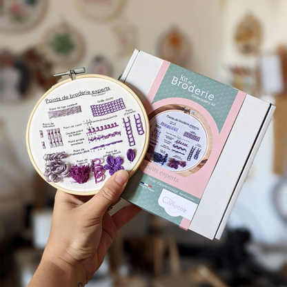 Expert stitch embroidery learning kit