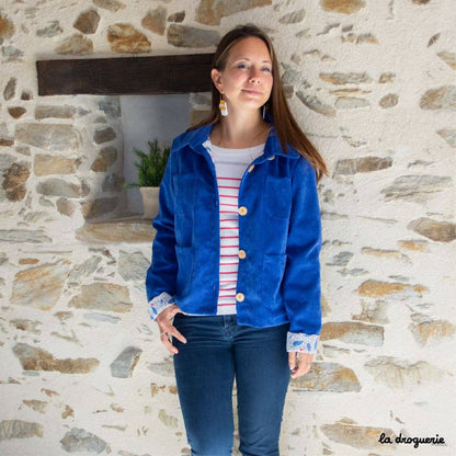LA DROGUERIE - Patron couture de la veste femme "Chaussée d'Antin"