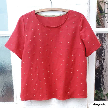 Patron couture du tee-shirt "Quai des Antilles"