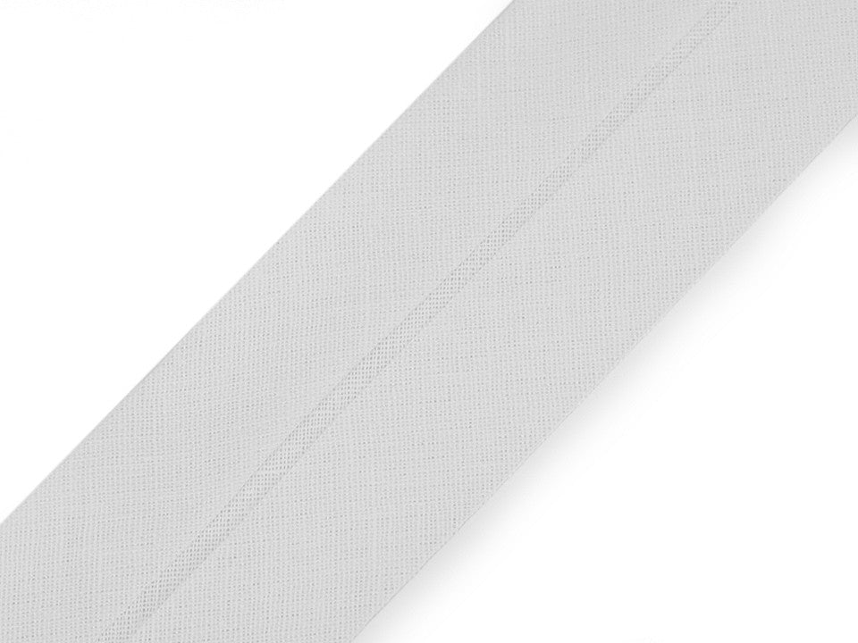 Ruban de biais en coton, largeur pliée 40 mm
