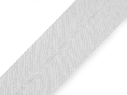 Ruban de biais en coton, largeur pliée 40 mm