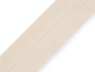 Ruban de biais en coton, largeur pliée 40 mm