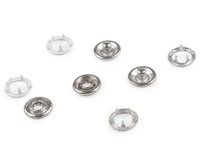 Boutons pression Roland Baby, Ø 10 mm, pour tissus fins, en vrac - 500pc