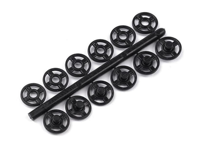 Boutons pression en plastique, Ø 7 mm - Ø 15 mm - par 50