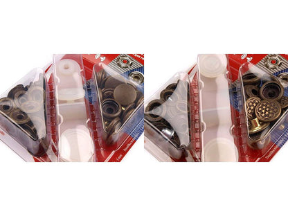 Boutons pression, Ø 15 mm, pour tissus épais - 10carte