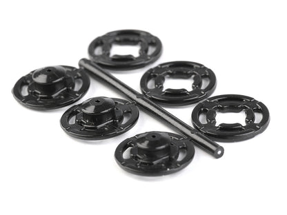 Boutons pression en plastique, Ø 7 mm - Ø 15 mm