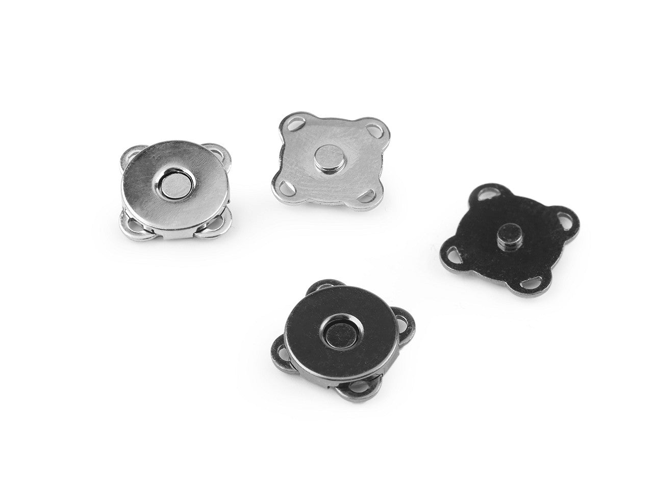 Boutons pression magnétiques à coudre, Ø 10 mm - 10set