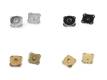 Boutons pression magnétiques à coudre, Ø 10 mm - 10set