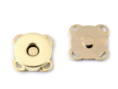 Boutons pression magnétiques à coudre, Ø 14 mm - 5set