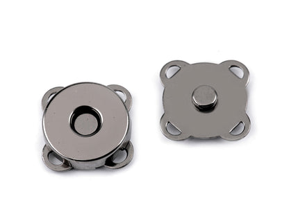 Boutons pression magnétiques à coudre, Ø 14 mm - 5set