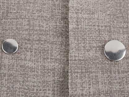 Boutons pression, Ø 15 mm, pour tissus épais, acier inoxydable - 50set