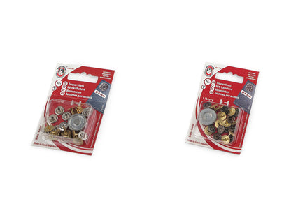 Rivet décoratif pour pantalon/jean, Ø 9 mm - 1carte