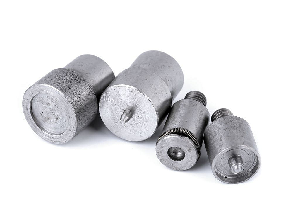 Moule de presse manuelle pour boutons pression en métal, laiton et acier inoxydable, Ø 15 mm - 1pc