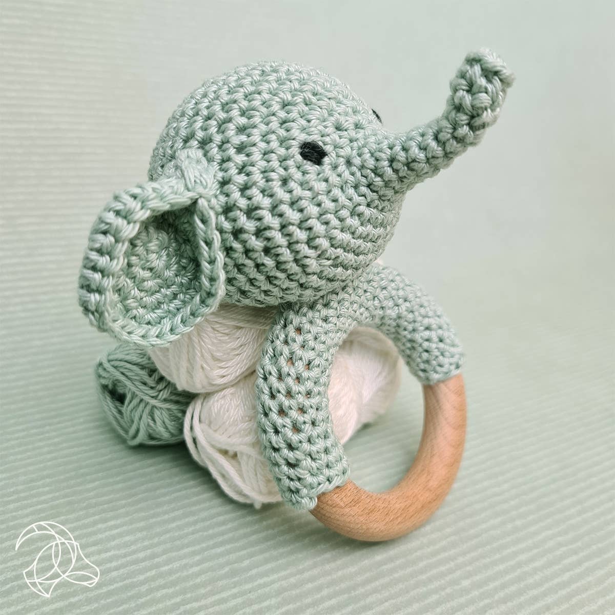 Hardicraft - Kit de crochet à faire soi-même - Hochet Elephant