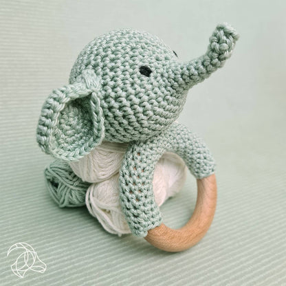 Hardicraft - Kit de crochet à faire soi-même - Hochet Elephant