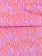 Tissu imprimé en France 64038C — Tora rose & corail