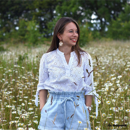 Patron couture de la blouse nouée "La Ciotat"