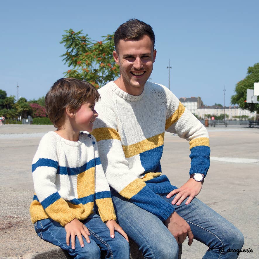 LA DROGUERIE - Livre DIY tricot "Nos hommes by La Droguerie"