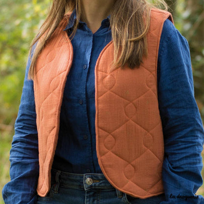 Patron couture du gilet matelassé femme Arlington