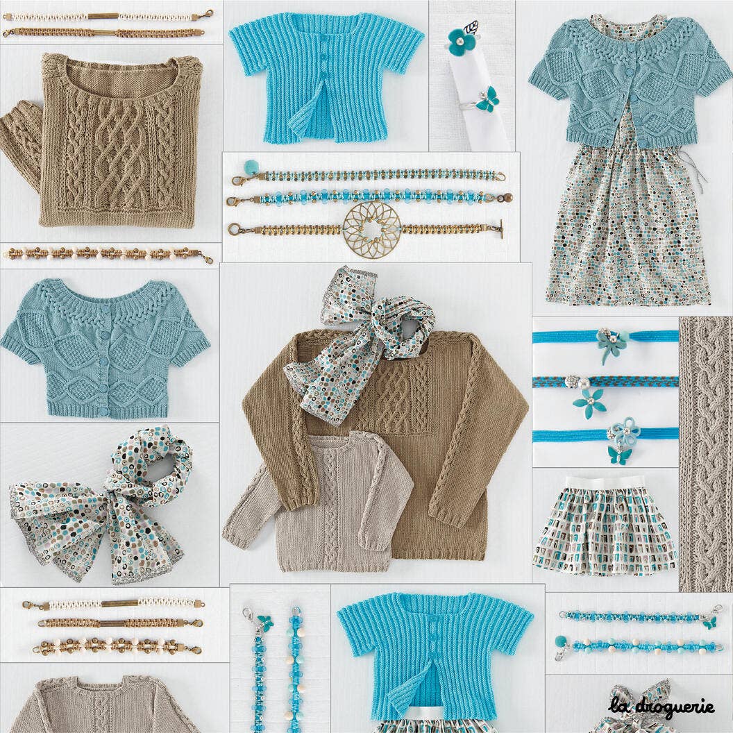 LA DROGUERIE - Livre DIY tricot et couture "En famille à La Droguerie"