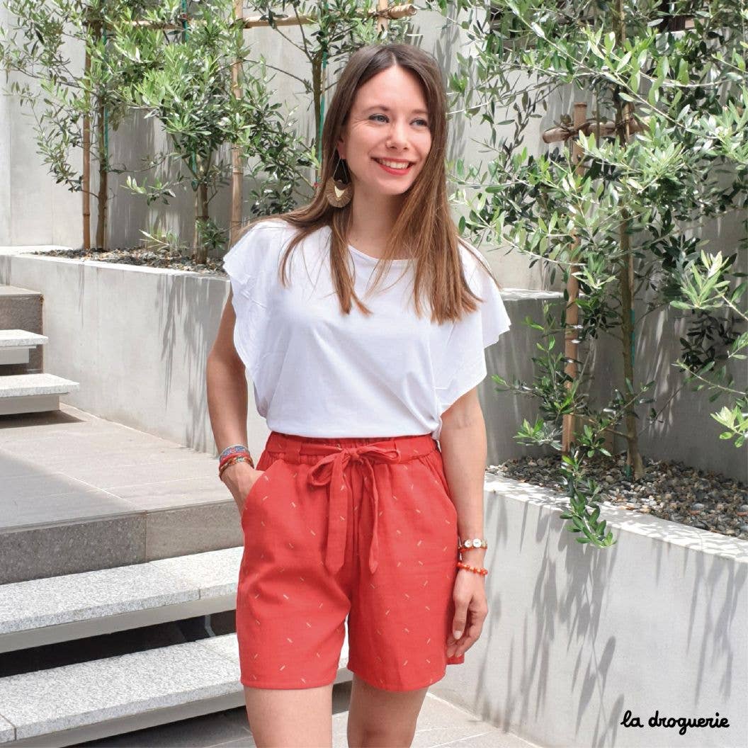 Patron couture du short femme "Place Malesherbes"