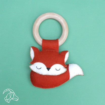 Hardicraft - Pack de bricolage en feutre - Hochet en forme d'animal de la forêt