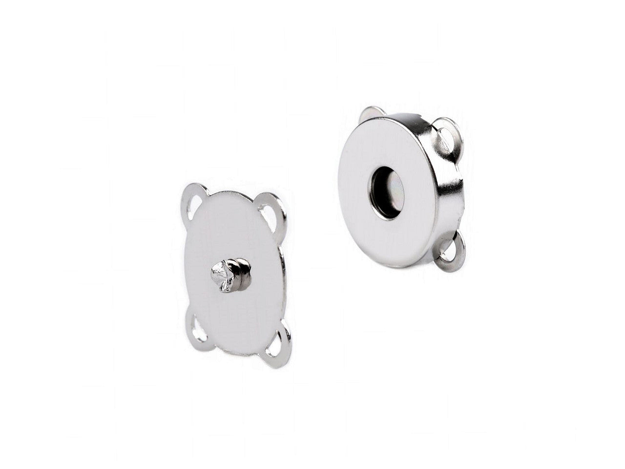 Boutons pression magnétiques à coudre, Ø 18 mm - 5set