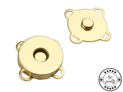 Boutons pression magnétiques à coudre, Ø 18 mm - 5set