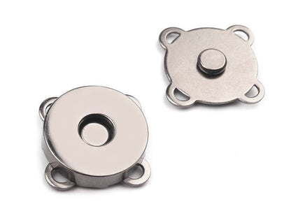 Boutons pression magnétiques à coudre, Ø 18 mm - 5set
