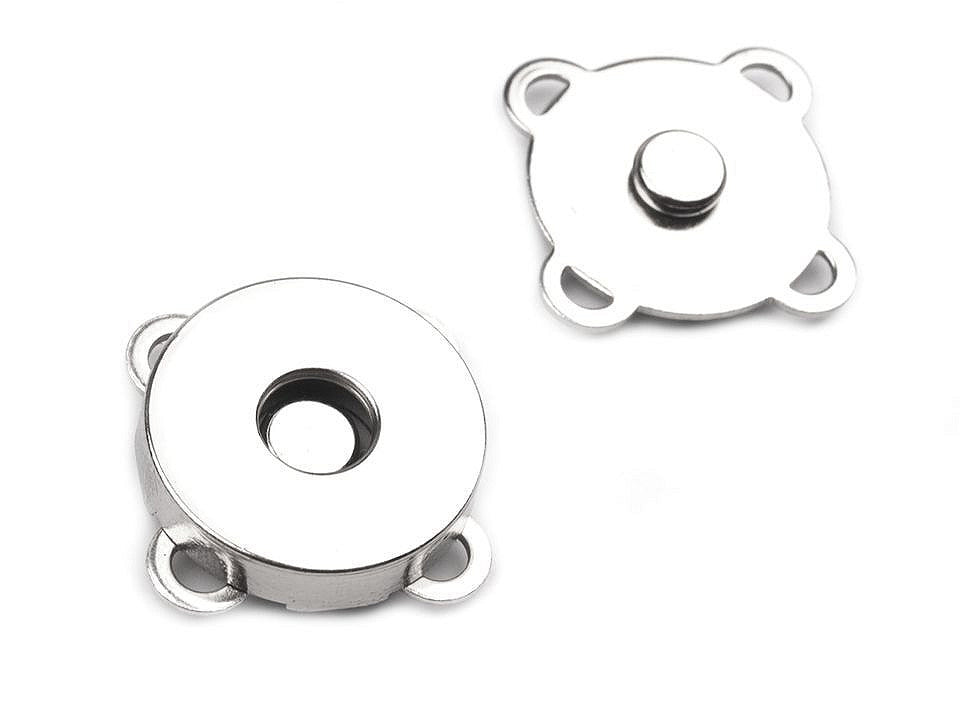 Boutons pression magnétiques à coudre, Ø 18 mm - 5set
