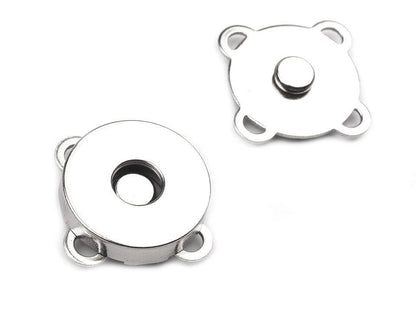 Boutons pression magnétiques à coudre, Ø 18 mm - 5set